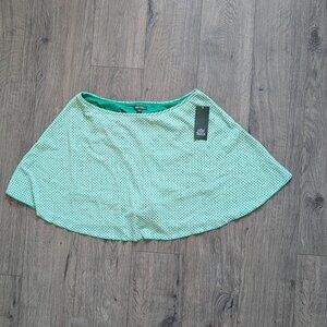 42💚Wild Fable Green & White Gingham Mini Skirt • Size M • NWT